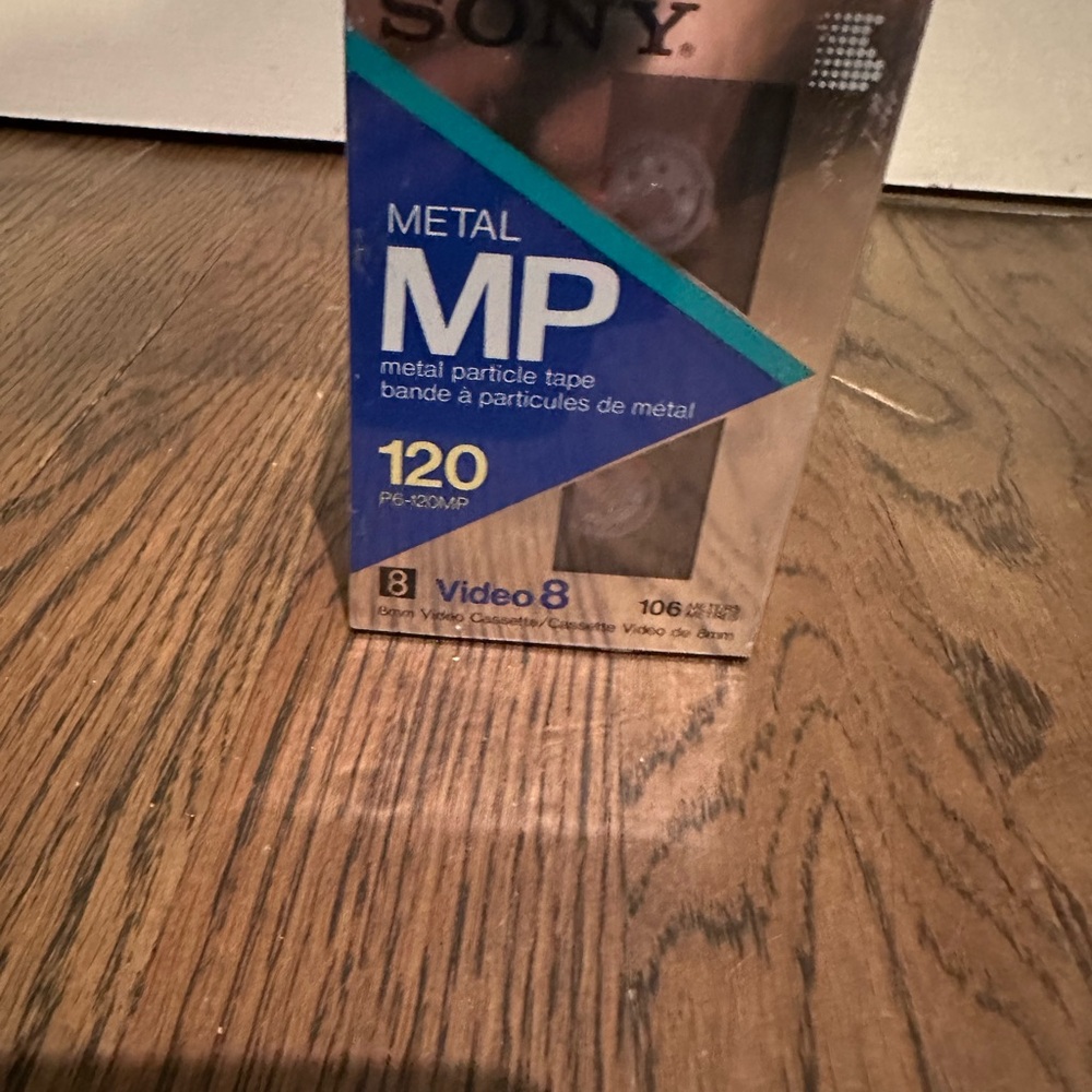 Sony 120 Metal MP 8mm Video Cassette Tape - Metal Particle Tape Model: P6-120MP